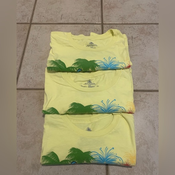 💚 Disney World "Wish You Were Here" Mickey Fireworks T-Shirts - Family Pack (3) - Picture 10 of 11